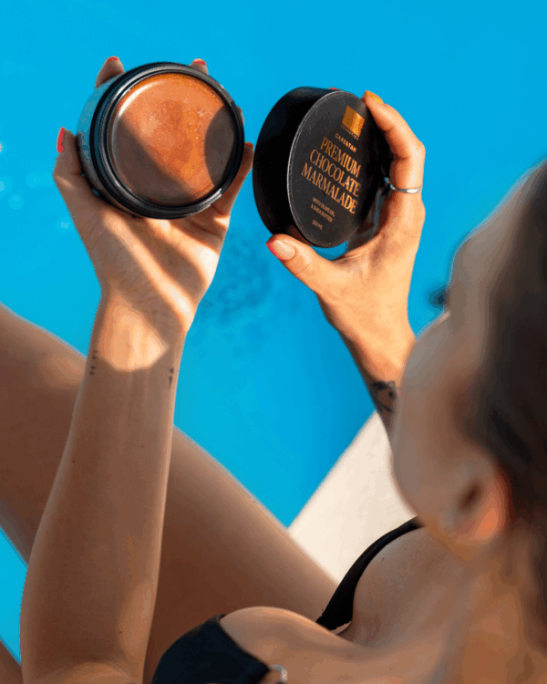Active Luxe čokoladna marmelada za sončenje
