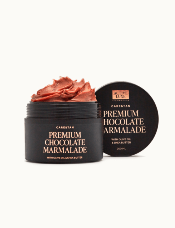 Active Luxe čokoladna marmelada za sončenje